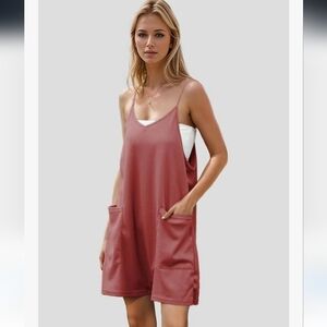 - Plus Size Rompers for Women With Pockets . Size -1X